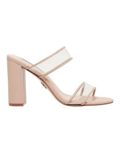 Hot Sale 🎁 Windsor Smith Icy Blush Leather Heeled 🩴 Sandal ✔️