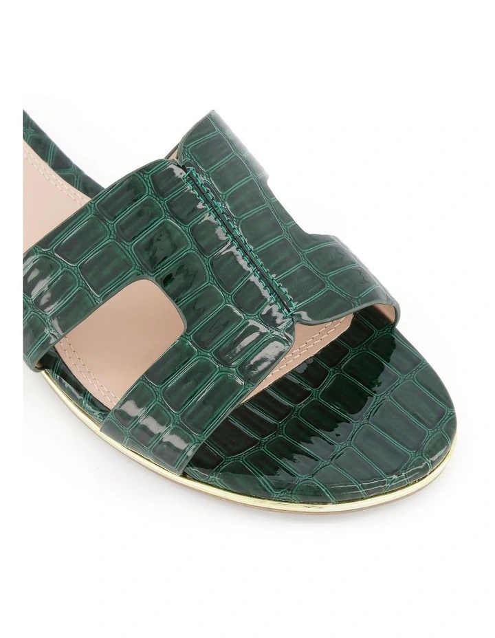 Best deal β¨ Dune London Looper π©΄ Sandals In Green π― - Image 3