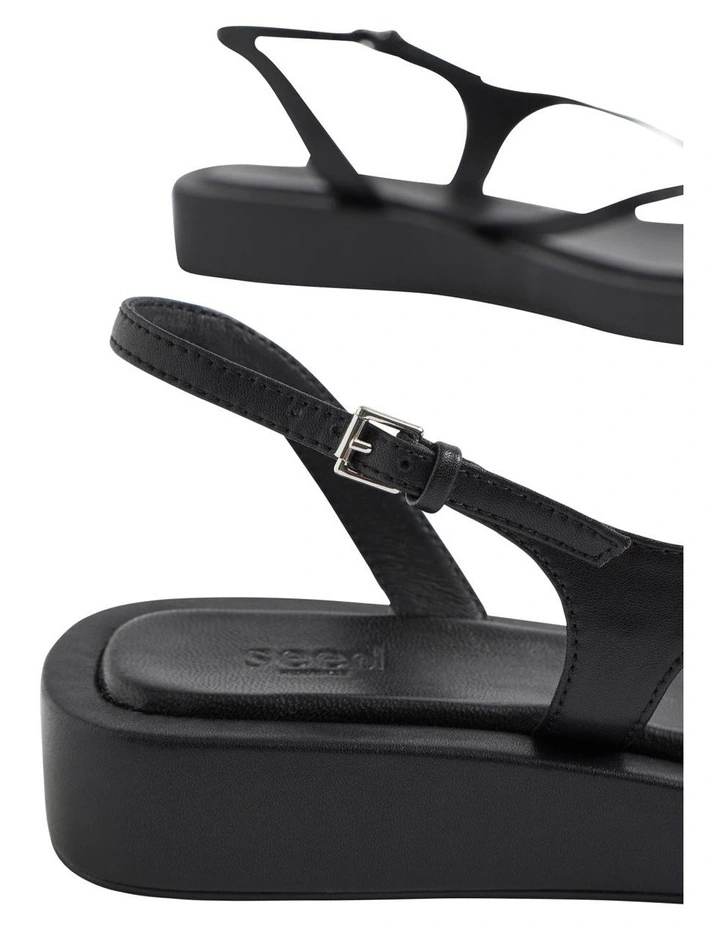 Best deal β€οΈ Seed Heritage Nadia Flatform π©΄ Sandal In Black π - Image 4