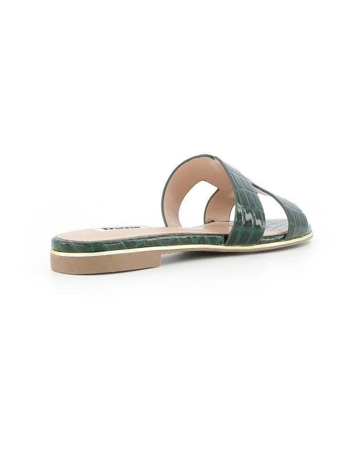 Best deal β¨ Dune London Looper π©΄ Sandals In Green π― - Image 5