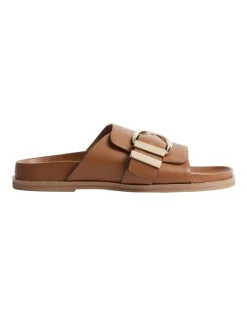 Cheap 👏 French Connection Aerin Leather Slide 🔔