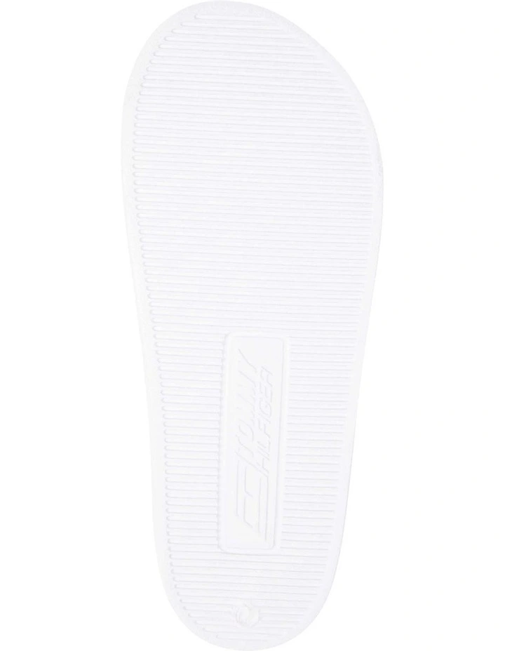 New π₯ Tommy Hilfiger Sport Logo Slides In White π₯° - Image 3