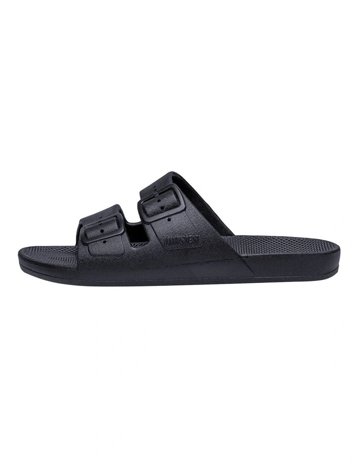 Cheapest π Freedom Moses Unisex Black Slide π