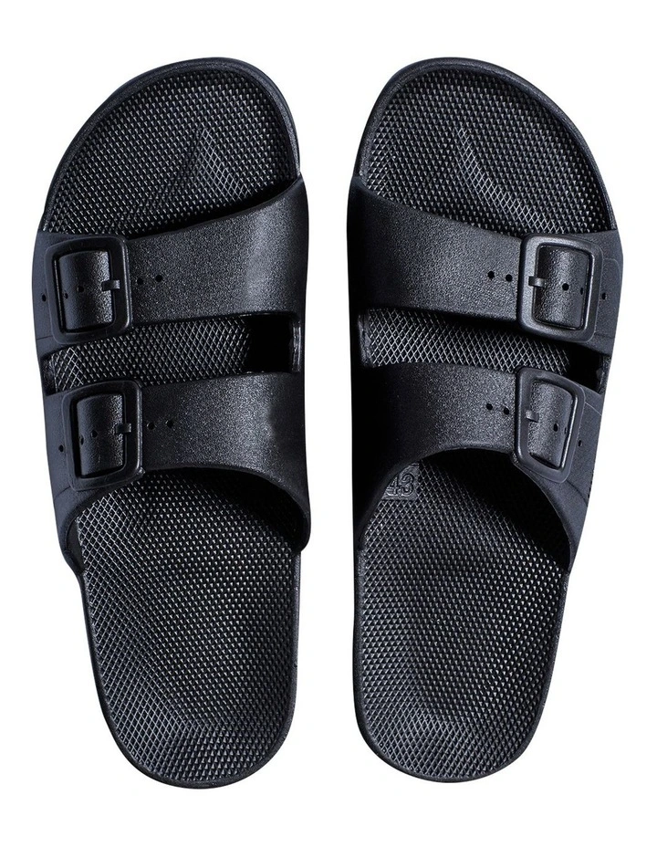 Cheapest π Freedom Moses Unisex Black Slide π - Image 2