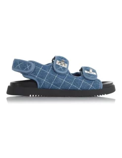 Coupon 🤩 Dune London Lockstock 🩴 Sandals In Blue 🤩