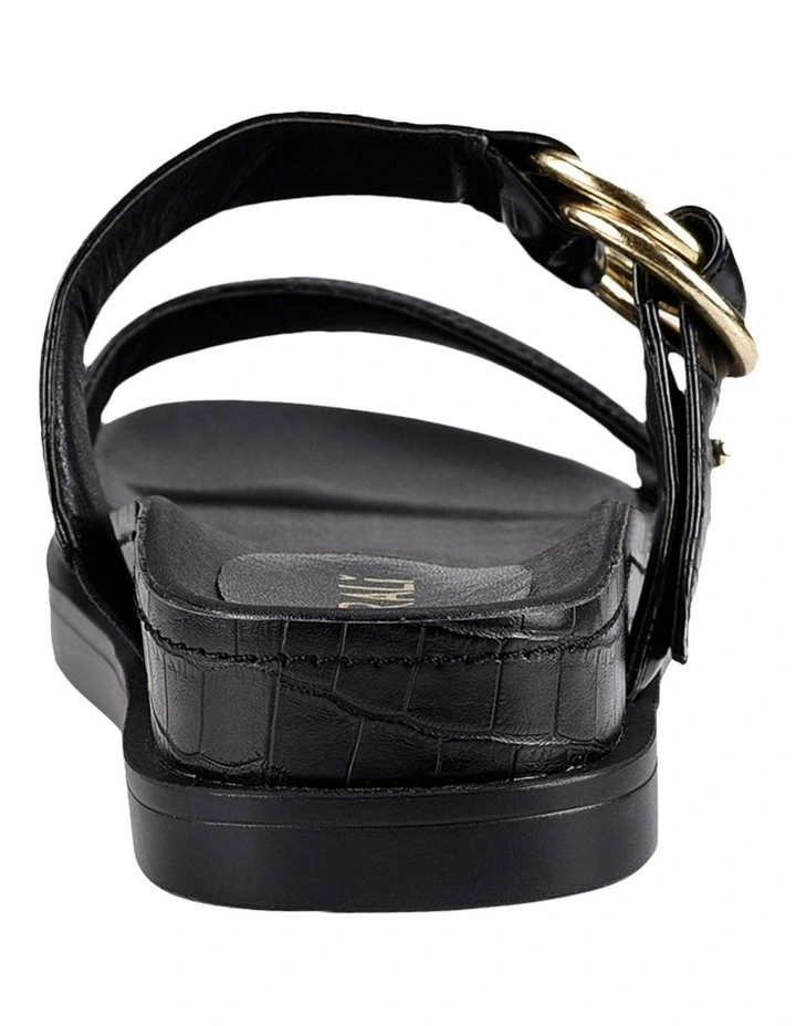 Cheap π Verali Oslo Slides In Black Croc βοΈ - Image 3