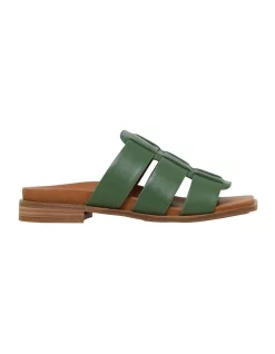 Brand new 😀 Hush Puppies Honey 🩴 Sandal In Basil Green 🔔