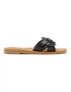 Cheapest 🧨 Roxy Edessa Black Slides 🔔