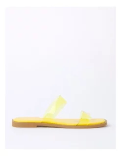 Outlet 🔔 Miss Shop Jinx 🩴 Sandal In Lemon 🌟