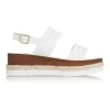 Budget 🤩 Dune London Kazzy 🩴 Sandals In White 🥰