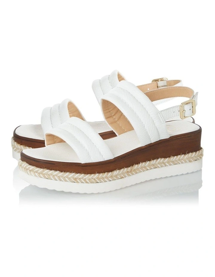 Budget π€© Dune London Kazzy π©΄ Sandals In White π₯° - Image 3