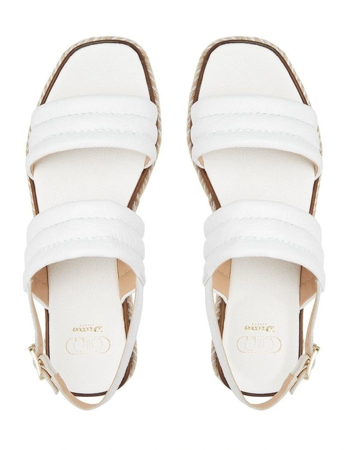 Budget π€© Dune London Kazzy π©΄ Sandals In White π₯° - Image 4