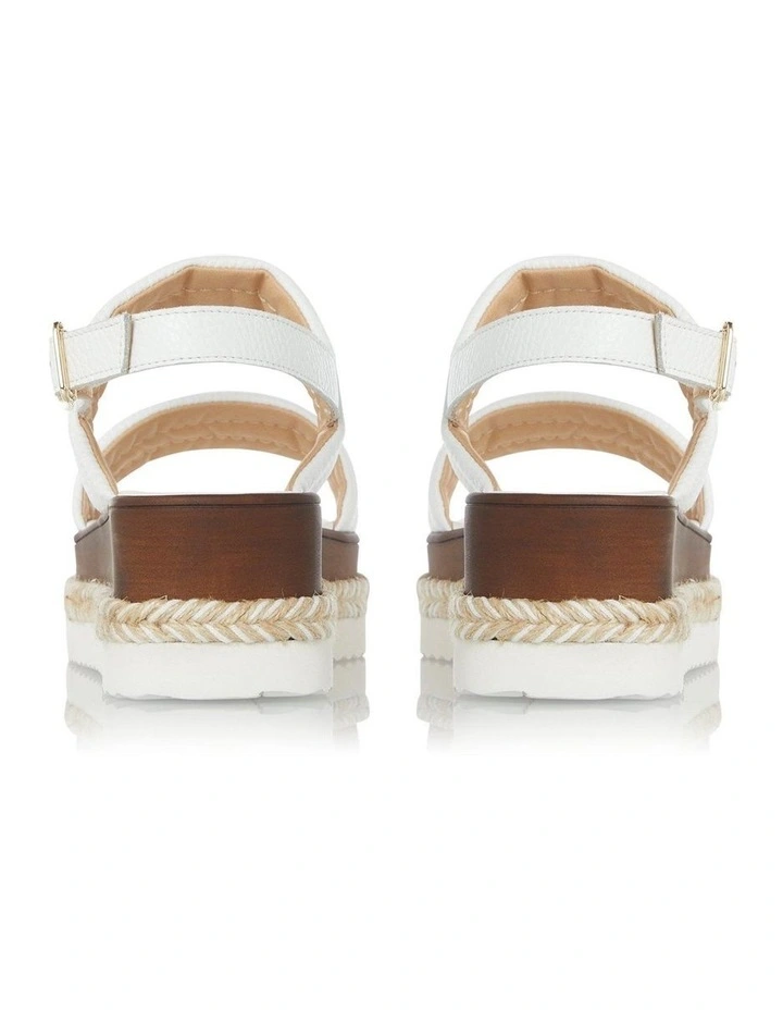 Budget π€© Dune London Kazzy π©΄ Sandals In White π₯° - Image 5