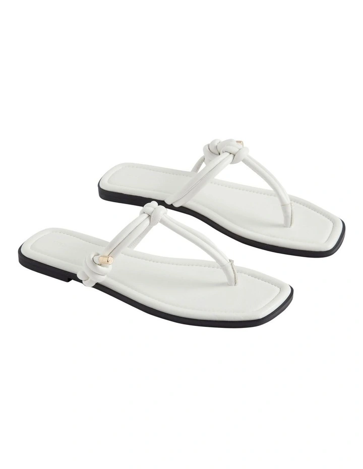 Best Pirce π€© Seed Heritage Liora Knot π©΄ Sandal In White π - Image 3