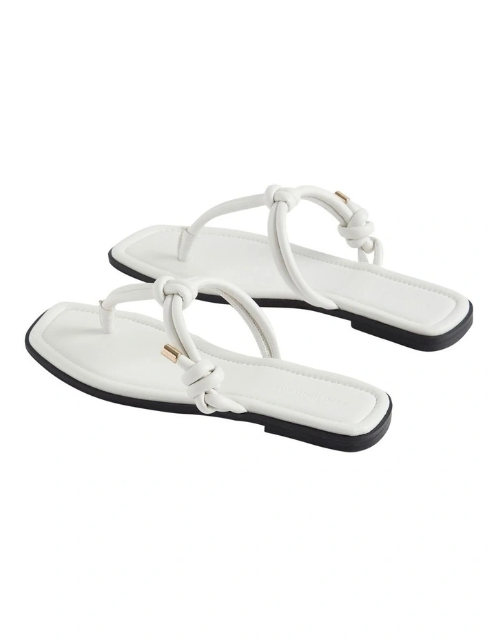 Best Pirce π€© Seed Heritage Liora Knot π©΄ Sandal In White π - Image 4