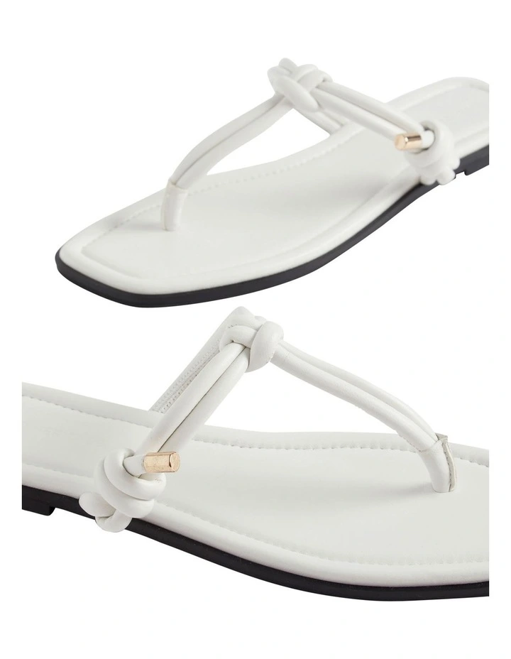 Best Pirce π€© Seed Heritage Liora Knot π©΄ Sandal In White π - Image 5