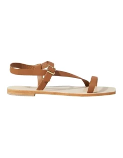 Outlet 😉 Seed Heritage Lexi Leather 🩴 Sandal In Brown Tan 👏