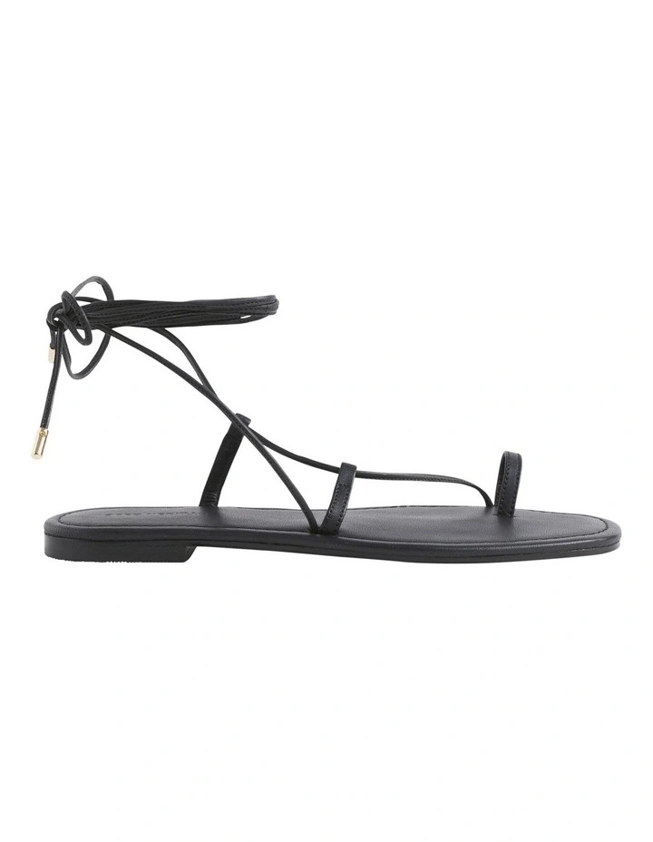 Buy π₯° Seed Heritage Steffi Tie Up π©΄ Sandal In Black π―