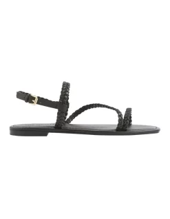 Hot Sale 😀 Seed Heritage Tonya Braid 🩴 Sandal In Black 🛒