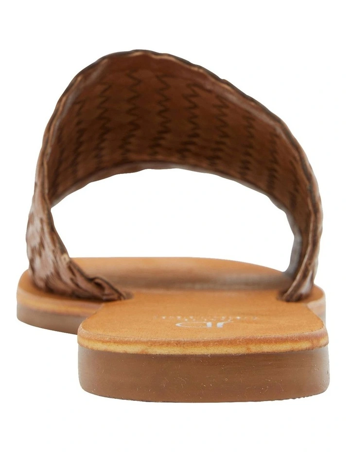 Brand new β Jane Debster Tatum Cognac Weave π©΄ Sandals π₯° - Image 4