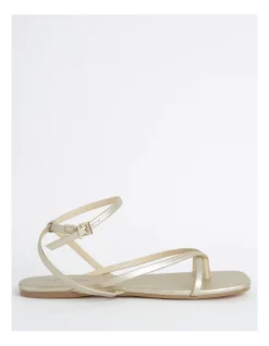 New ⌛ Miss Shop Aimee Gold 🩴 Sandal 👍